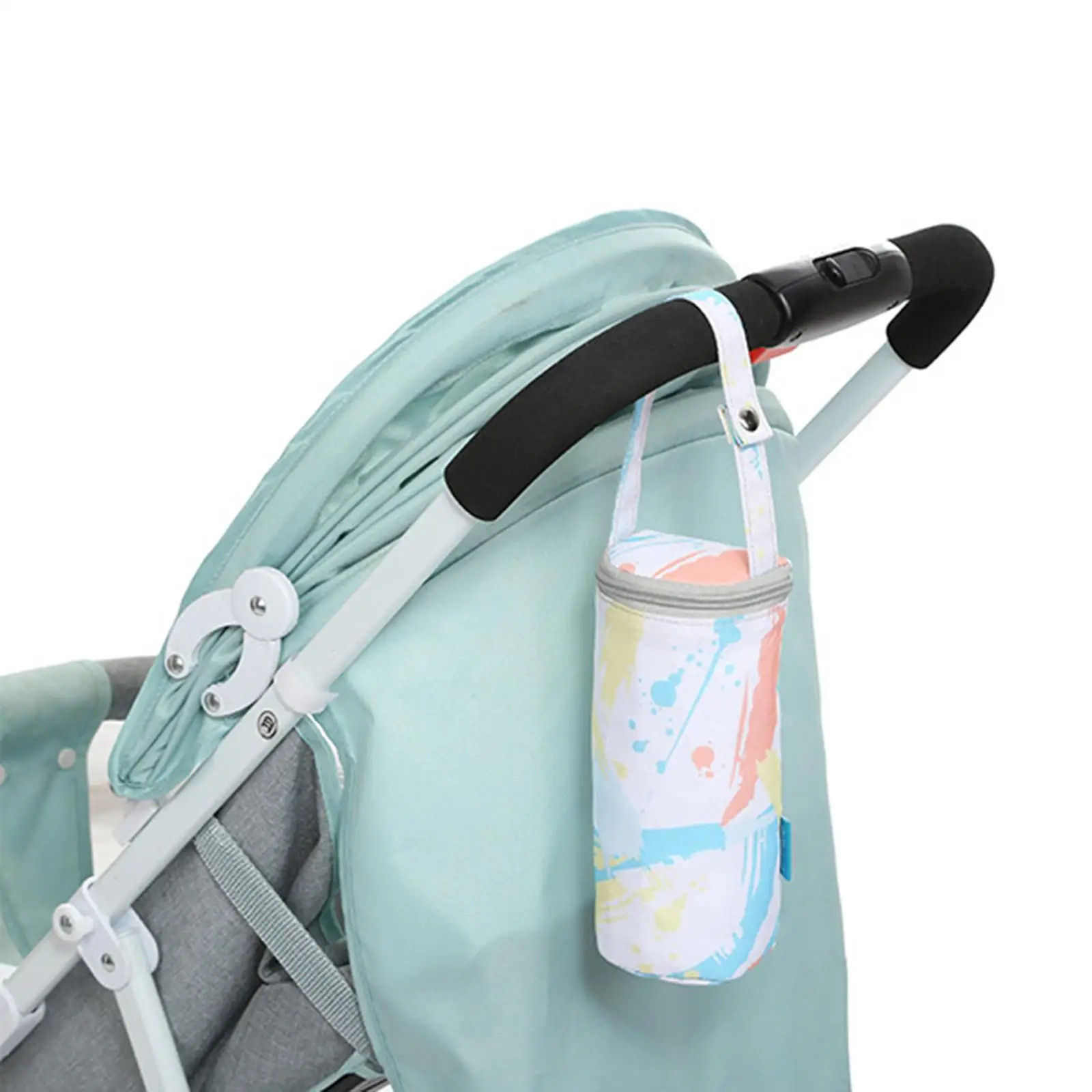 Portable Insulated Water Bottle Bag  Hanging Travel Carrier  Warm Bag for Car  Daycare 
