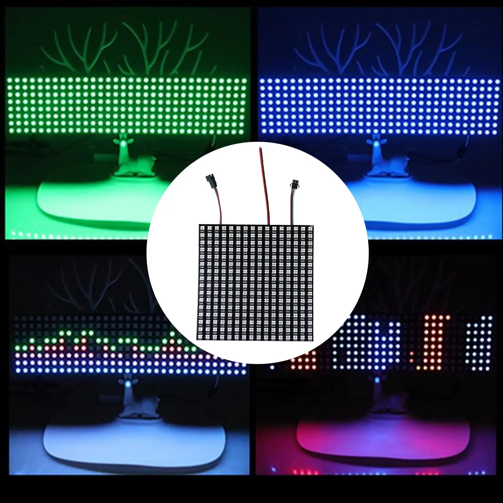 LED Pixels Matrix Panel Screen Programmed Full Color RGB DC5V