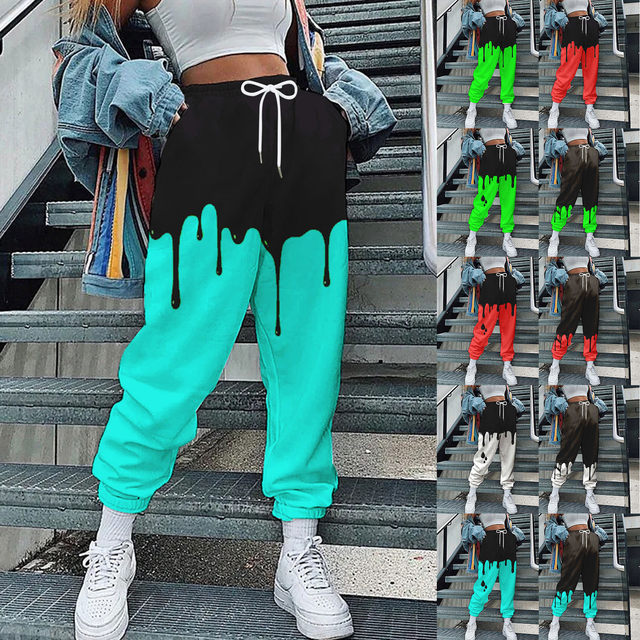 Oversized Sweatpants Womens Y2k Harajuku Cargo Pants Drawstrings Baggy  Joggers High Waist Athletic Spring Autumn Sports Pants - Pants & Capris -  AliExpress