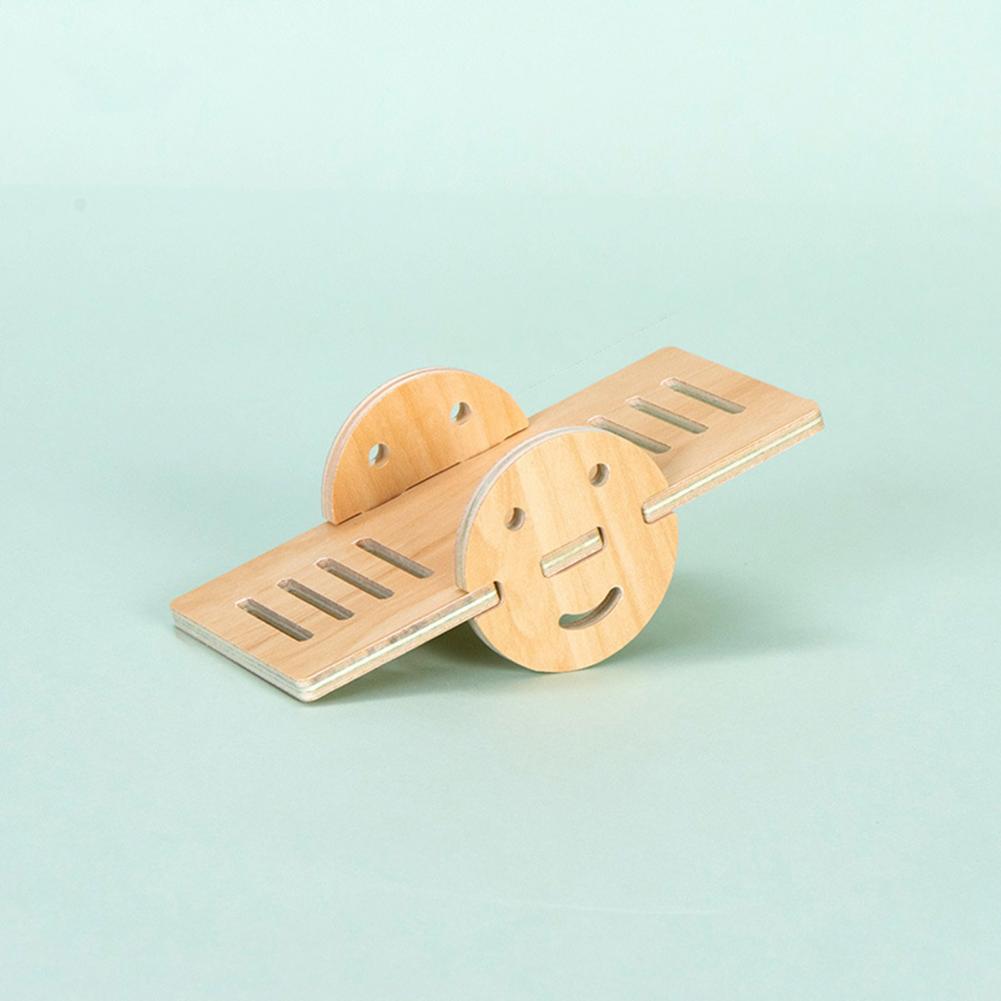 Title 12, Pet Hamster Toys Wooden Bridge Seesaw Swing Toy...