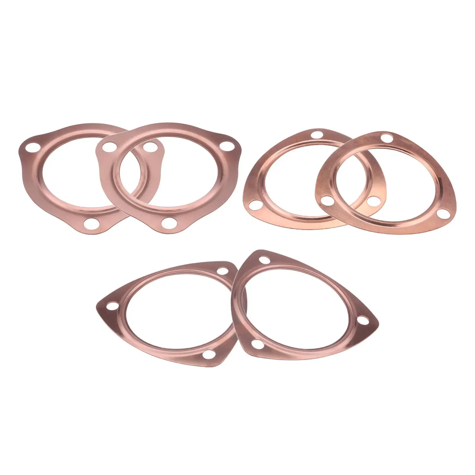 Copper Collector Gasket Anti Scratch Wear Resisting Anti Strike for Sbc Bbc 302 350 454 Car Direct Replaces Spare Parts