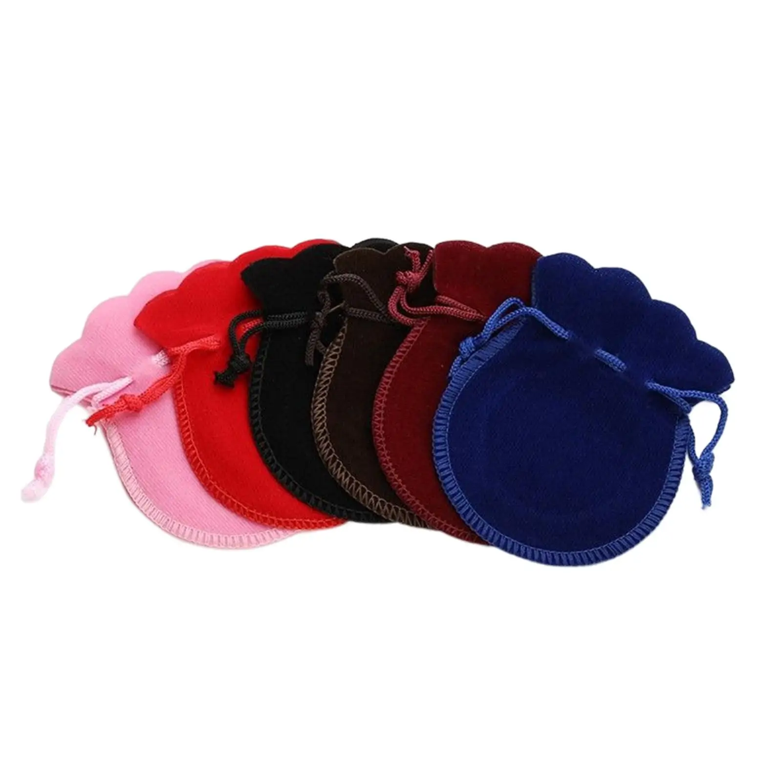 6Pcs Drawstring Pouch Party Jewelry Packaging Bag Calabash Pouch for Makeup