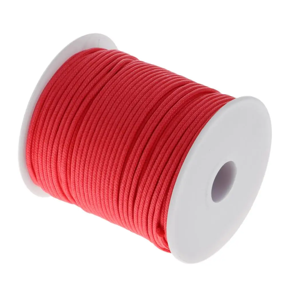 50M 100M Abrasion Resistant Braided Fishing Line Multifilament 16 Stands 2mm Diameter Outdoor Camping Climbing Hiking Rope