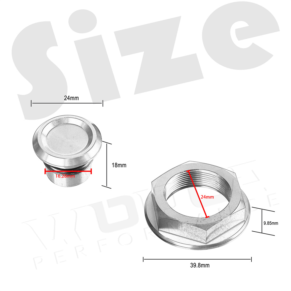Lenkschaft oben Yoke Mutter für Kawasaki Ninja 250 400 Z250 Z400 Verysys 250 400 Z250SL ZZR 1100 ZX-9R ZZR 1200 Zubehör – Detail 2