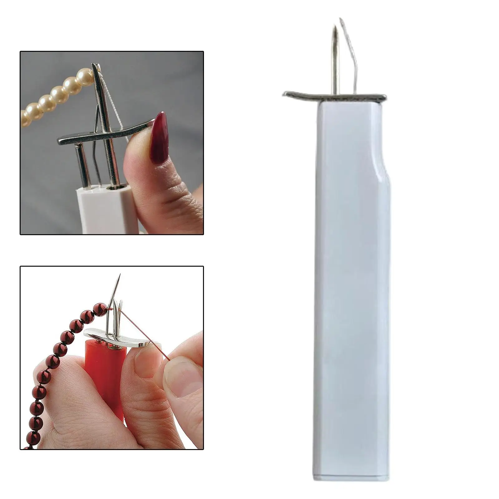 Bead Knotting Tool Create Safety Knots Jewelry Making Tool Handheld DIY Bead Knotter for Stringing Pearls and Other Beads