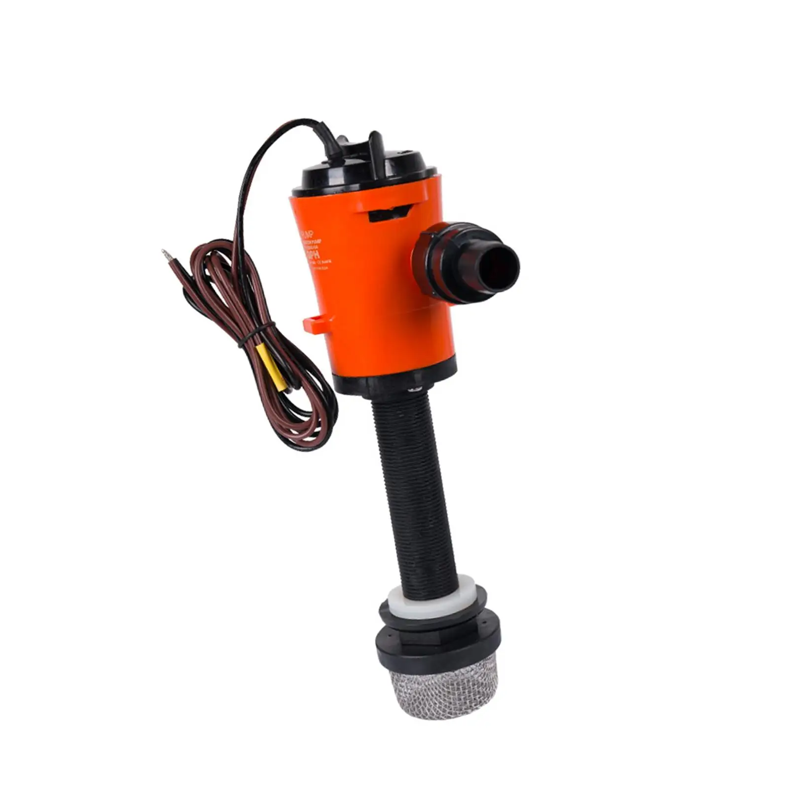 Livewell Pump Replaces Submersible Assembly Easy to Clean Durable Professional with Filter Accessories Boat Aerator Pump
