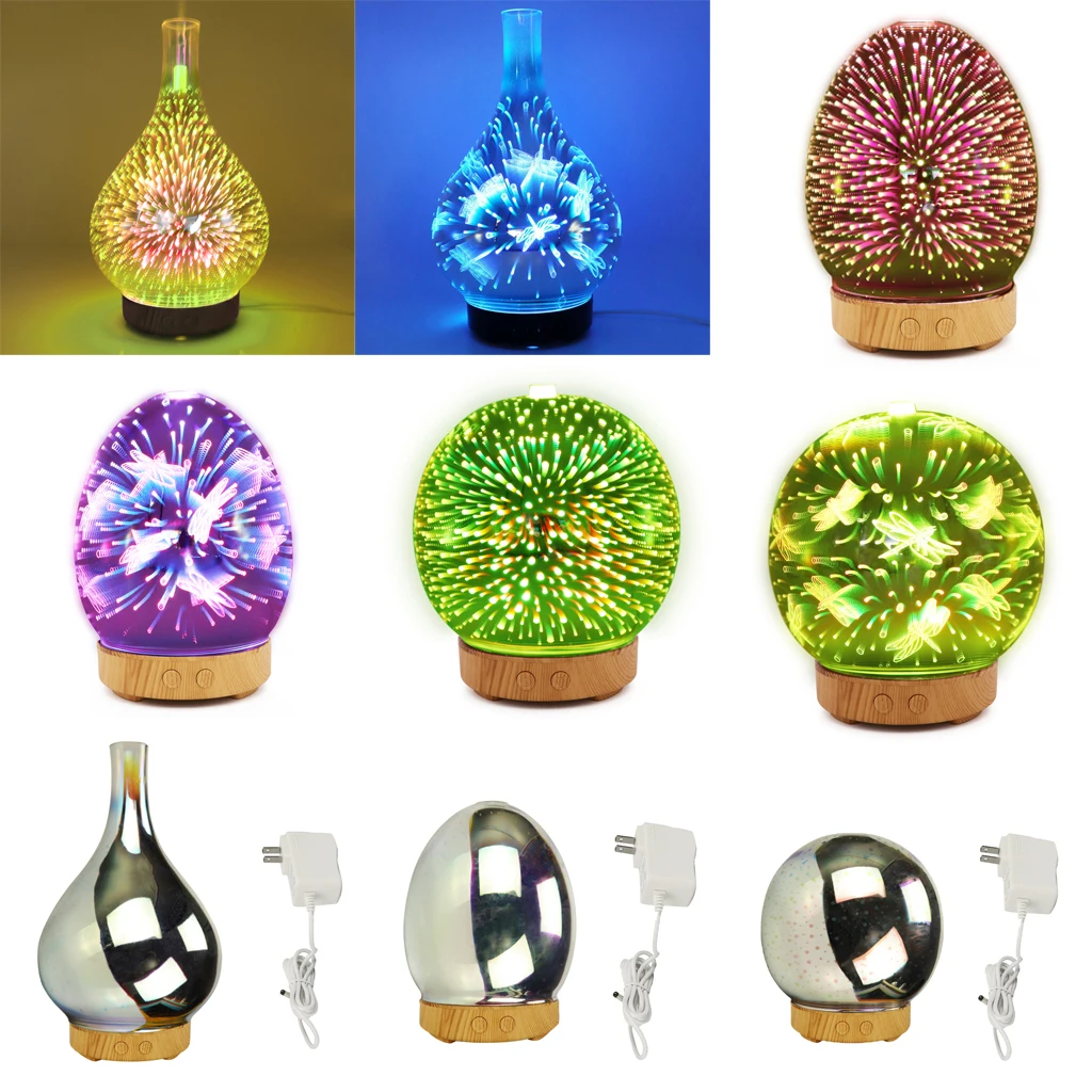 100ml Essential   Humidifier 7  Changing Last  Output US Plug