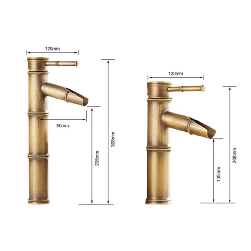 Title 6, Bathroom Cold/Hot Mixer Basin Tap Waterfall Sin...