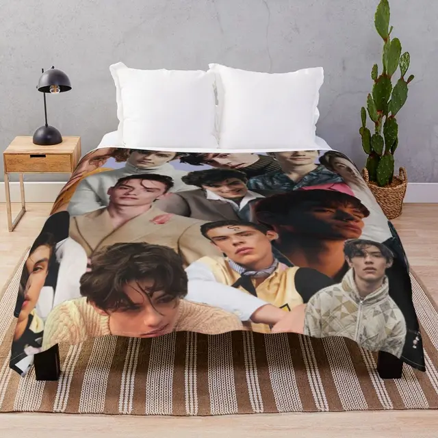 Louis Partridge Throw Blankets for Sale
