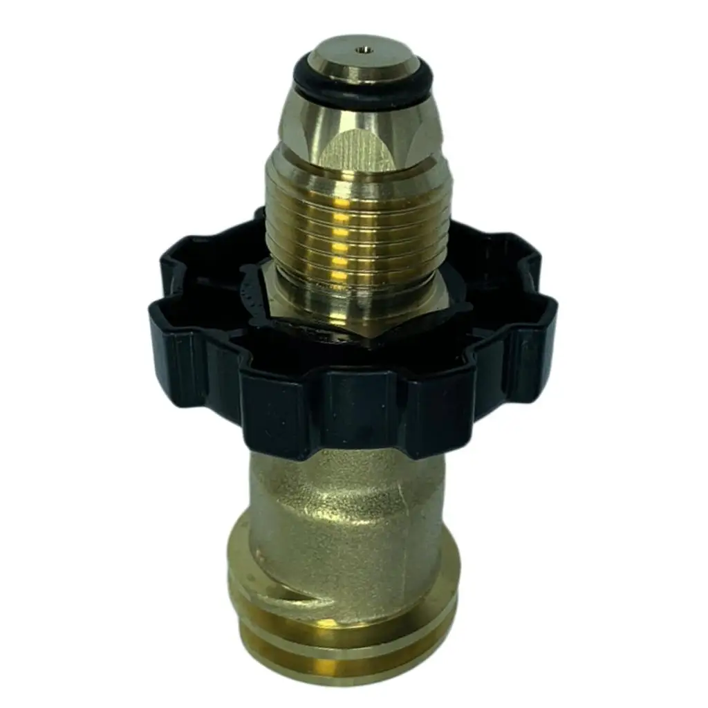 Adapter Fitting Parts POL to QCC Cylinder Tank Coupler for Outdoor Grilling