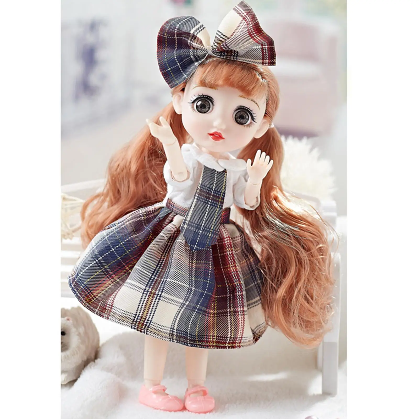 Movable  Girl Doll Clothes Shoes JK Uniform Beautiful 1/6 for Girls Gifts