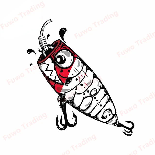 Chew on This Fishing Plug Decal, Fishing Lure Decal -  Canada