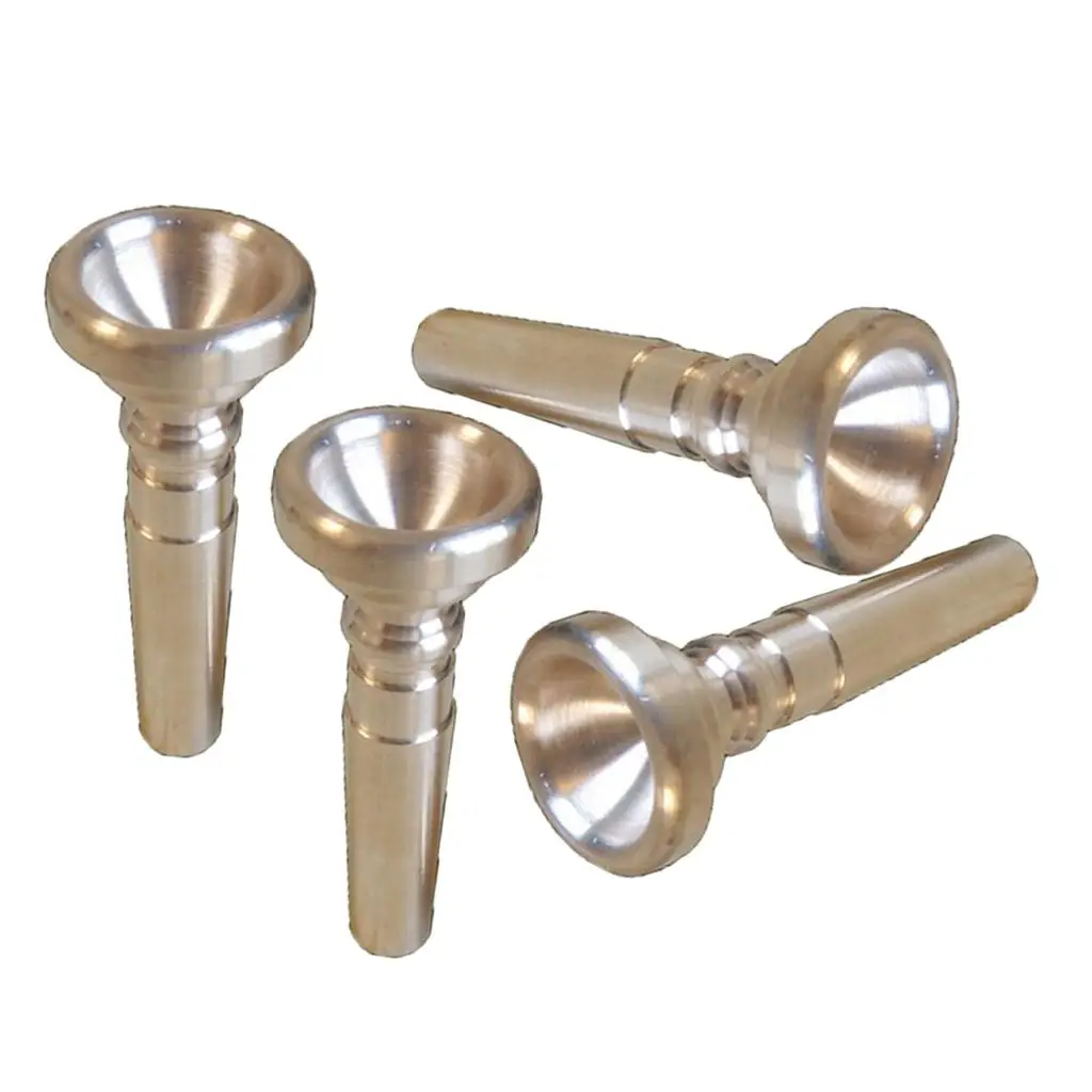 4x Students Trumpet Mouth Bugle Mouthpiece Brass for Trumpet Parts 