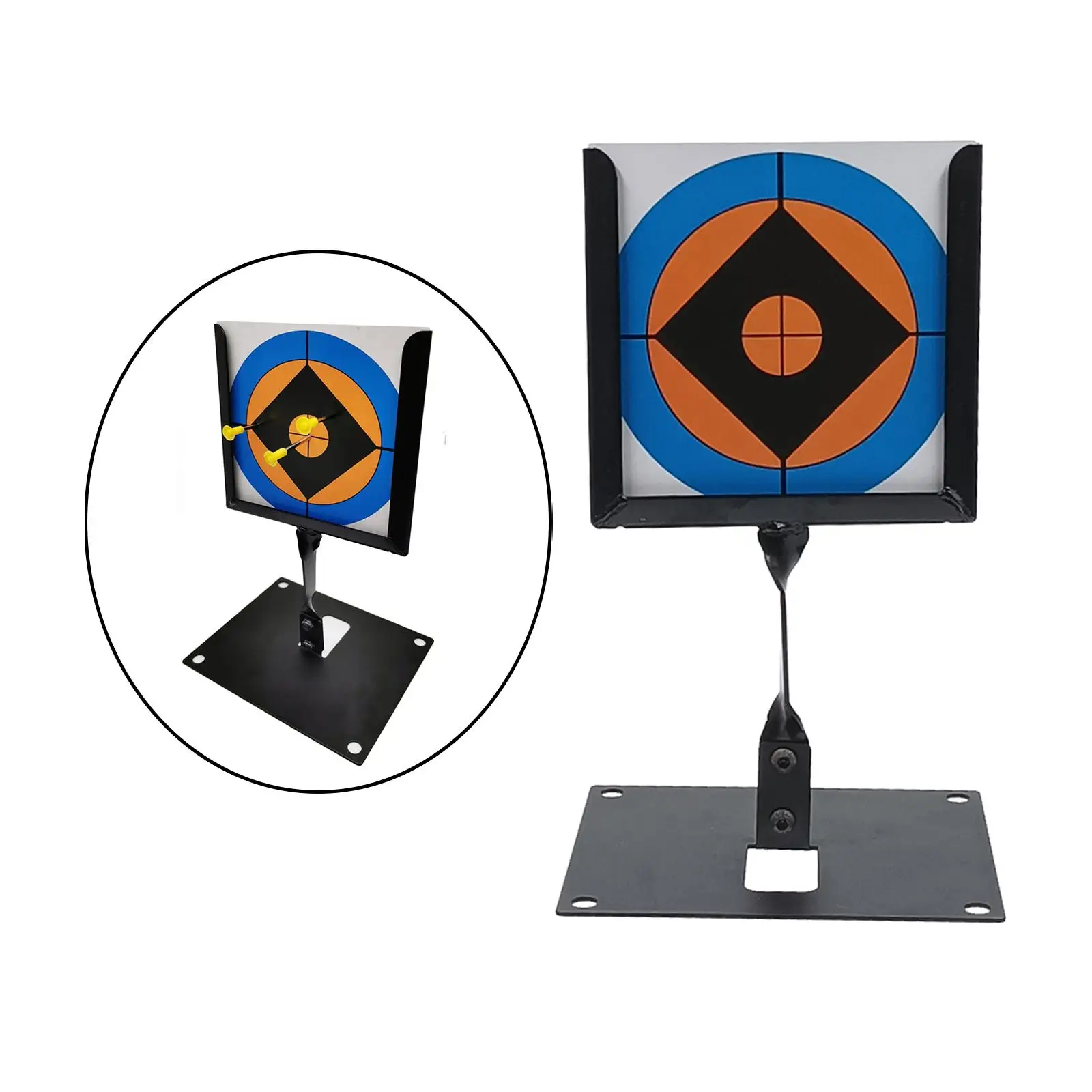 Target Stand Holder with 14cm Paper Target Hunting Support