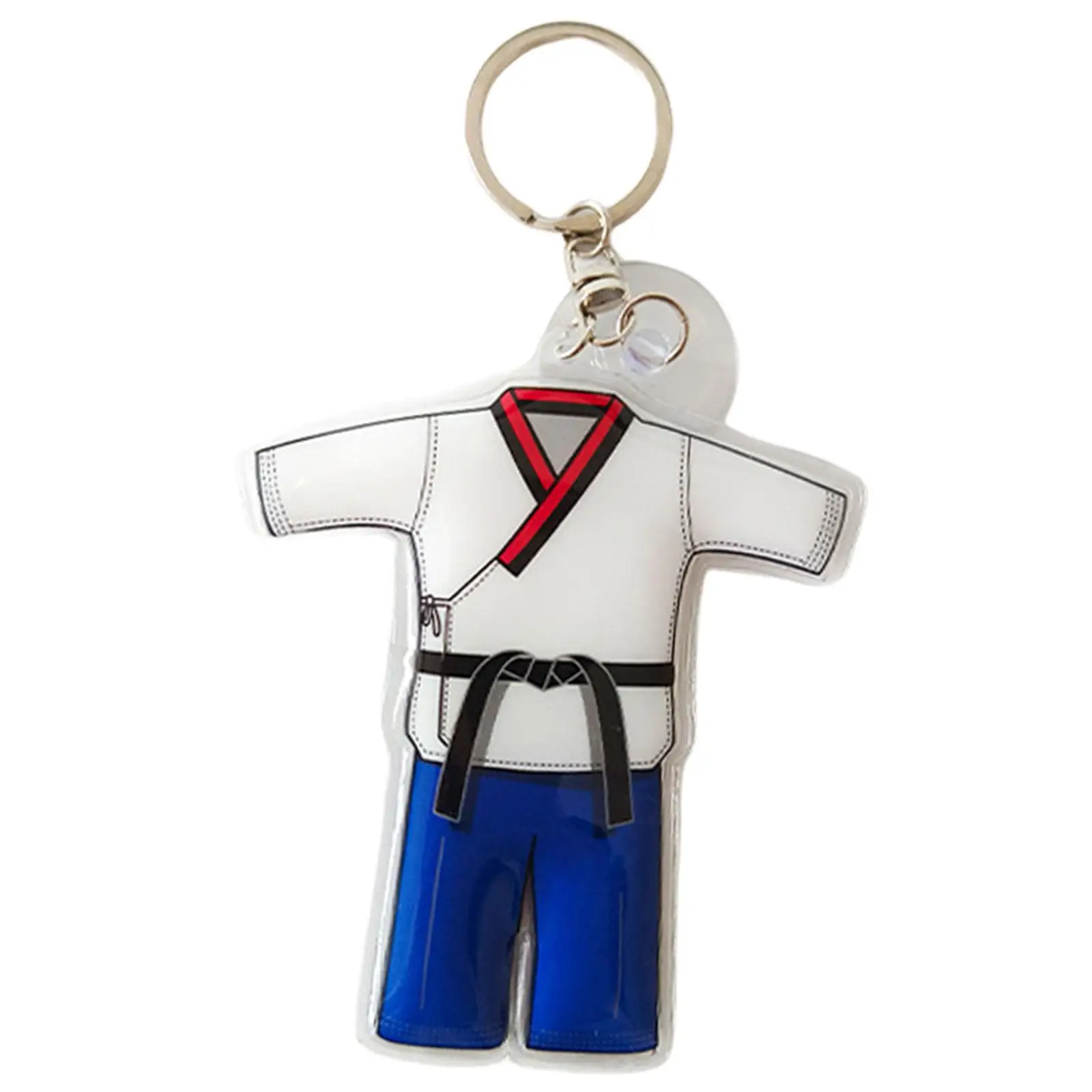 Taekwondo Keychain Metal Keyring Cute Bag Charms Key Holder Sports Keychains