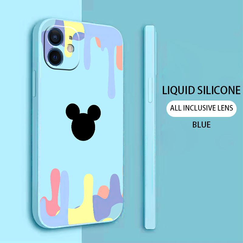 Cute Anime Mickey Phone Case For iPhone 11 SE 2020 7 7P 8 Plus X Xr Xs 11 12 13 Max Pro Mini 6 6s Ax93 Soft Fashion iphone 13 pro max cover