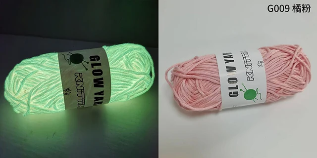 Luminous Yarn Knitting Wool Yarn Glow In The Dark Luminous Cotton Yarn  Crochet - AliExpress