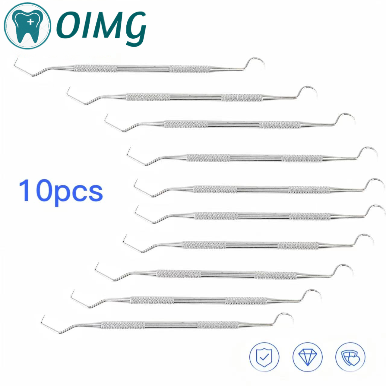 Best of 10pcs Stainless Steel Dental Tool Dentist Teeth Clean Hygiene Explorer Probe Hook Pick Dentists Instruments Teeth Cleaning Tool Reviews & Tips