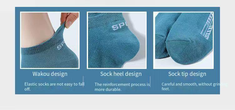 Title 10, 10 Pairs Men Ankle Socks Summer Thin Mesh Pure...