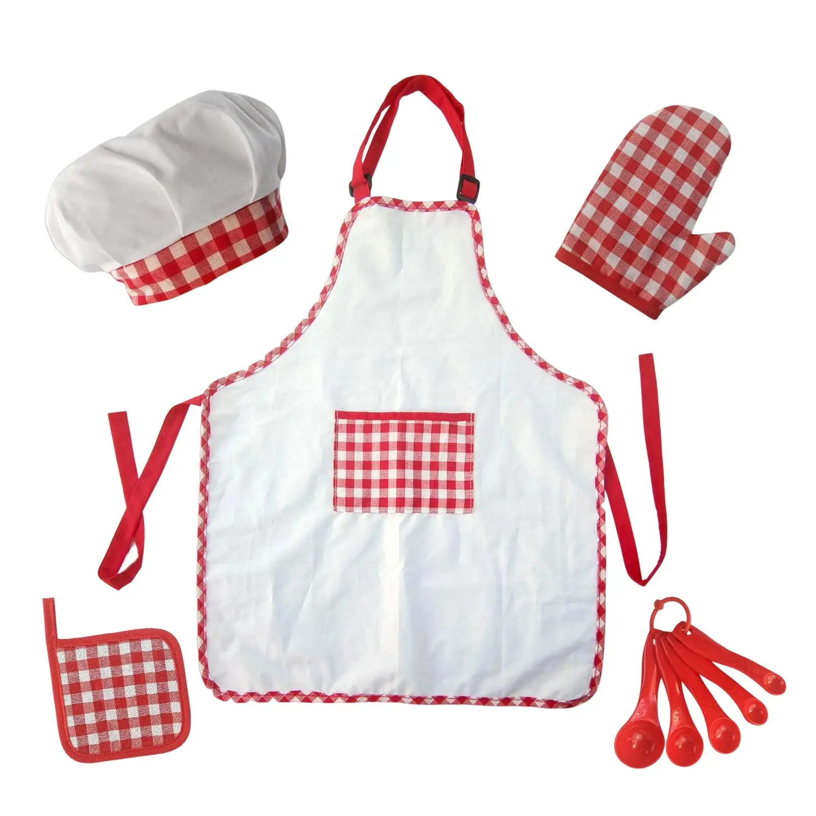 5Pcs child cooking and Baking Set play House Toys Dress up Clothes for Children Toddler