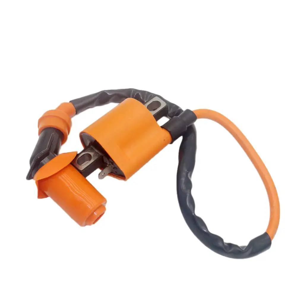 Motorcycle Performance Ignition Coil for Honda CG125 200cc 250cc - Orange