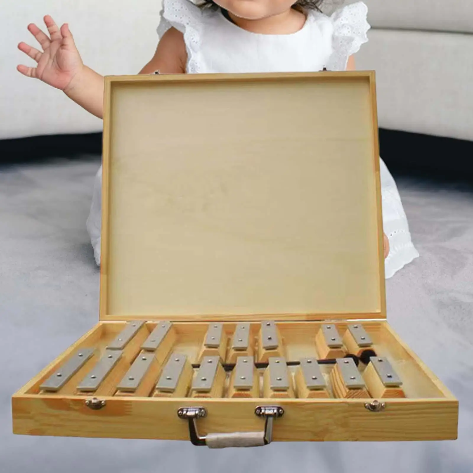 Montessori Toy Professional Educational Musical Instruments Educational Musical Instruments Toy 17 Tone Xylophone Glockenspiel