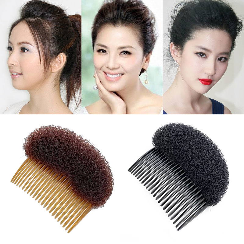 Best of 1-2Pcs Sponge Forehead Hair Volume Fluffy Puff Sponge Pad Hair Styling Insert Tool Volume Headwear Braiding Hair Accessories Reviews & Tips - Image 4