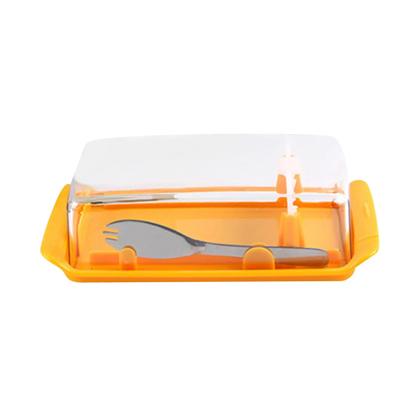 Sealing Storage Keeper Tray with Lid Removeable Fast Cutting Airtight Butter Dish with Lid for Countertop Home Cutting Food