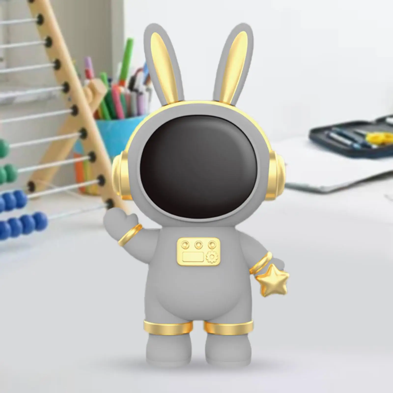 Coin Money Bank Rabbit Astronaut Shape Money Saving Box Spaceman Piggy Banks for Adults Children`s Room Decoration Birthday Gift