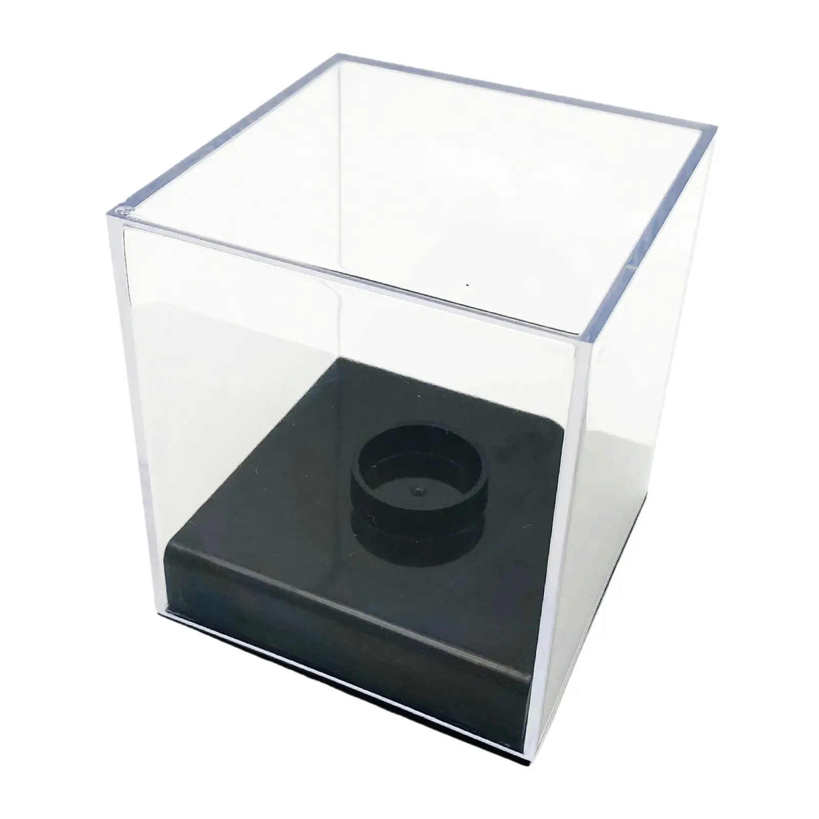 Acrylic Baseball Display Case with Bracket,Dustproof Baseball Holder Display Box,Golf Tennis Ball Transparent Case