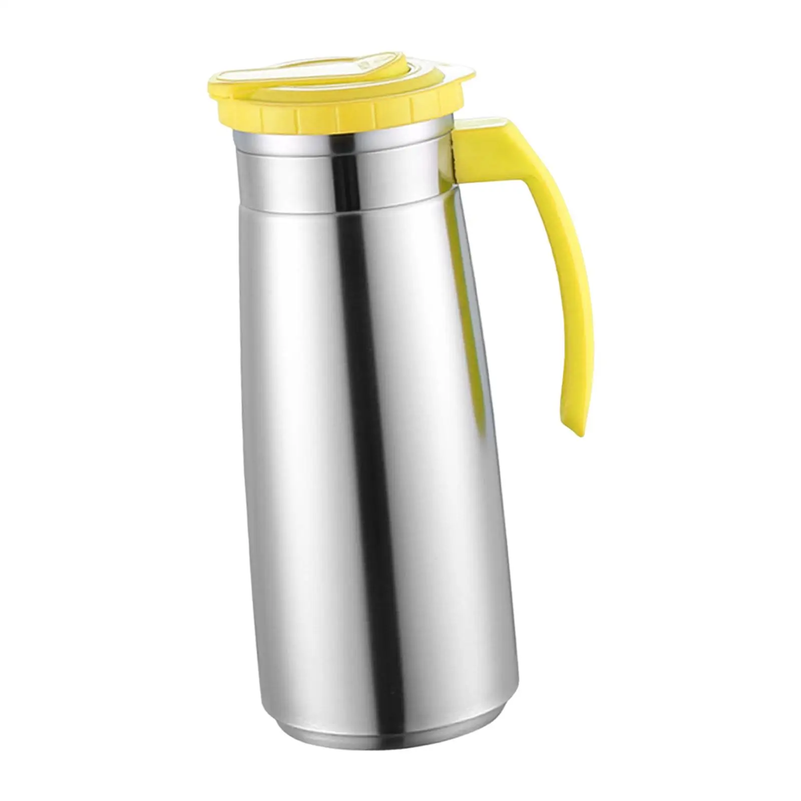 Stainless Steel Jug Water Bottle Leakproof Drinks Water Jug Carafes 1.3L Water Pitcher for Party Fridge Barbecue