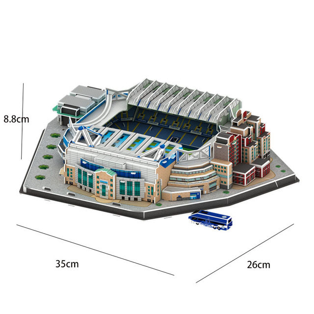 Big Size 30x23x4 Ac Inter Milan Meazza San Siro Football Stadium 3d Jigsaw  Model Toys Paper Puzzle Sz - Puzzles - AliExpress