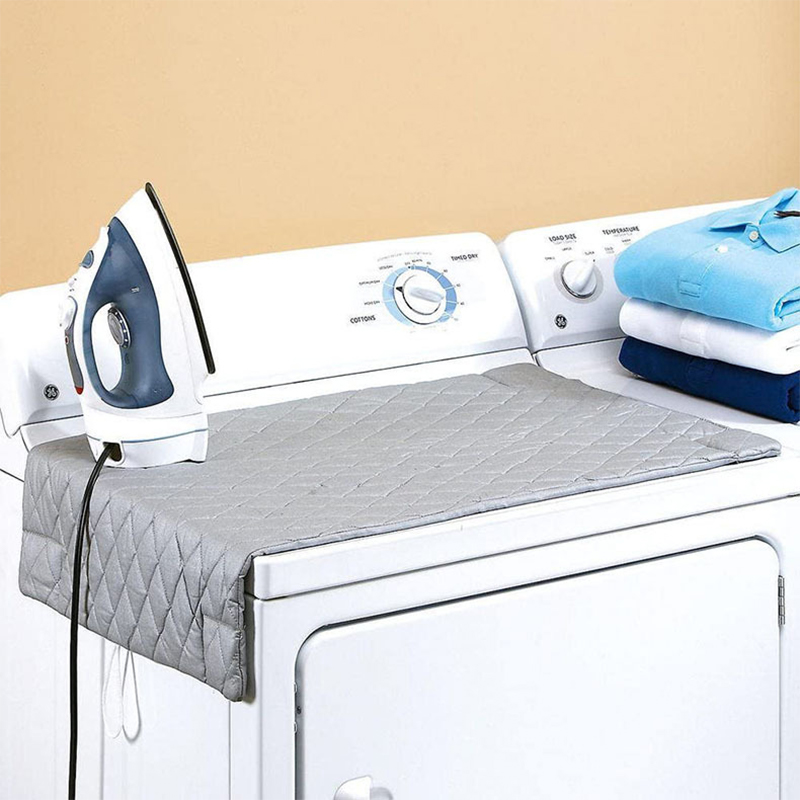 Title 16, 1 Pcs Silver Tabletop Ironing Mat Laundry Mat P...