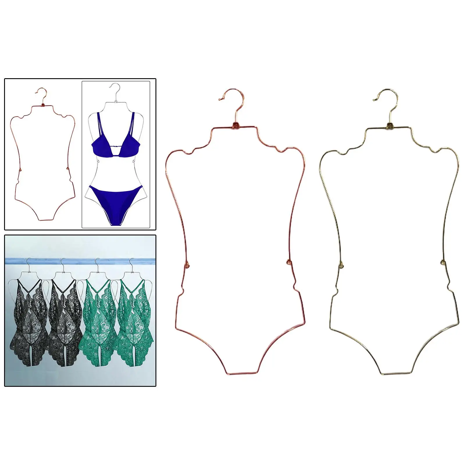Lingerie Hanging Rack Swimwear Storage Rack Durable for Shops Boutiques