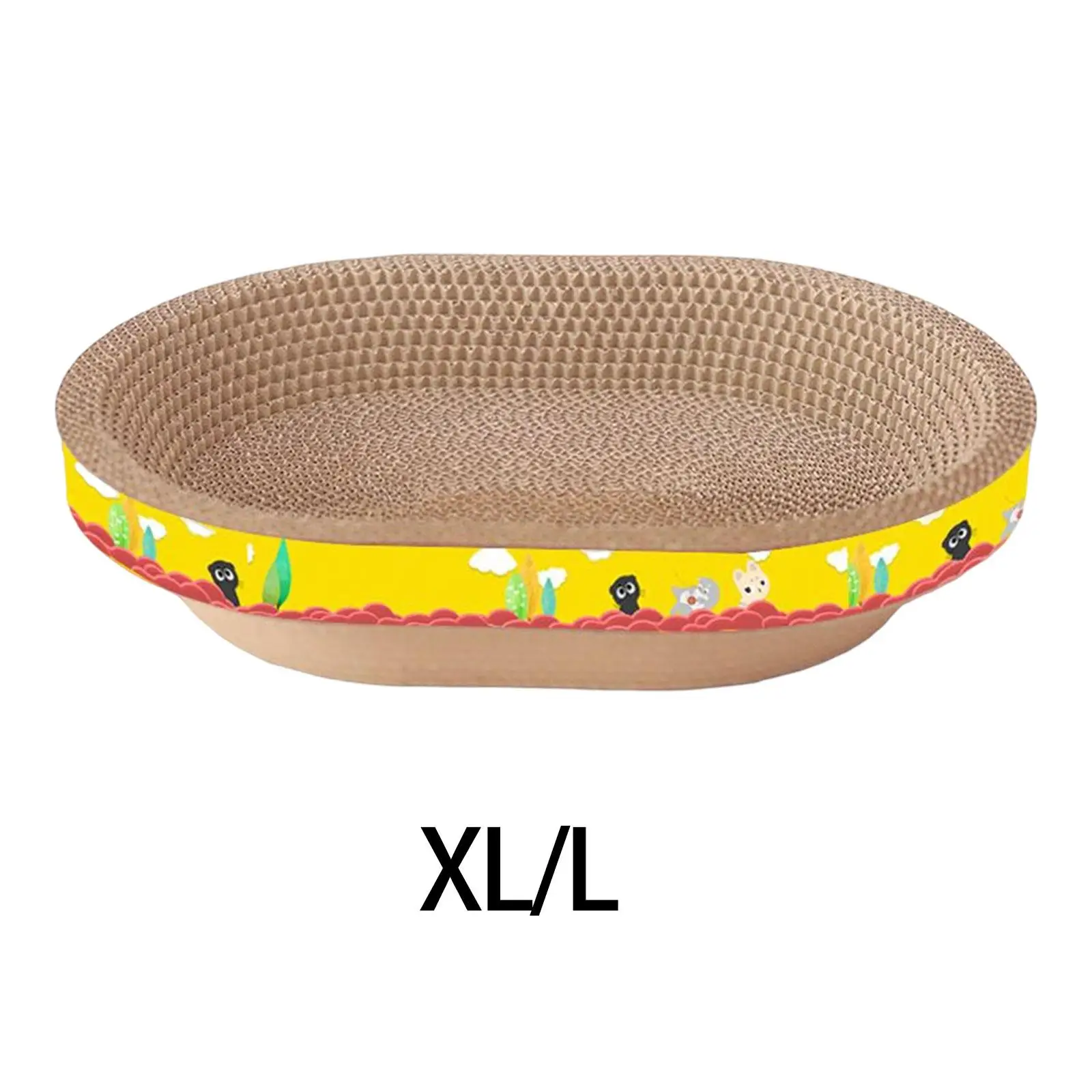 Pet Cat Scratcher Oval Cat Scratch scatching Toy Furniture Protection Recyclable