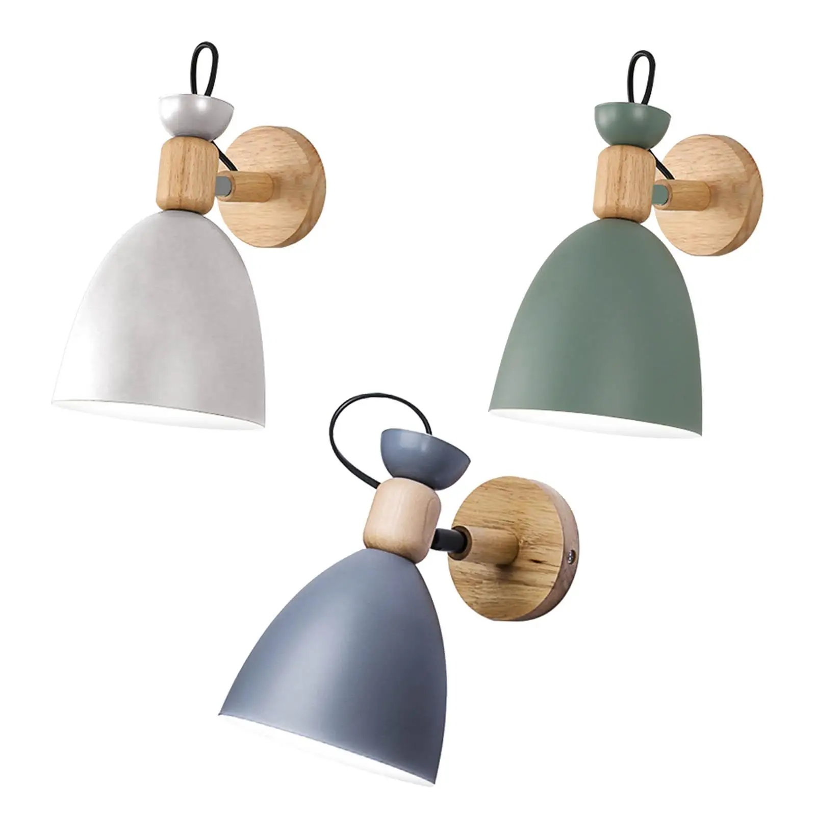 Wall Sconces Fixtures Wall Mount Lamp Industrial Nightlight Cone Shape Metal Shade Adjustable for Home Office Loft Hallway Barn