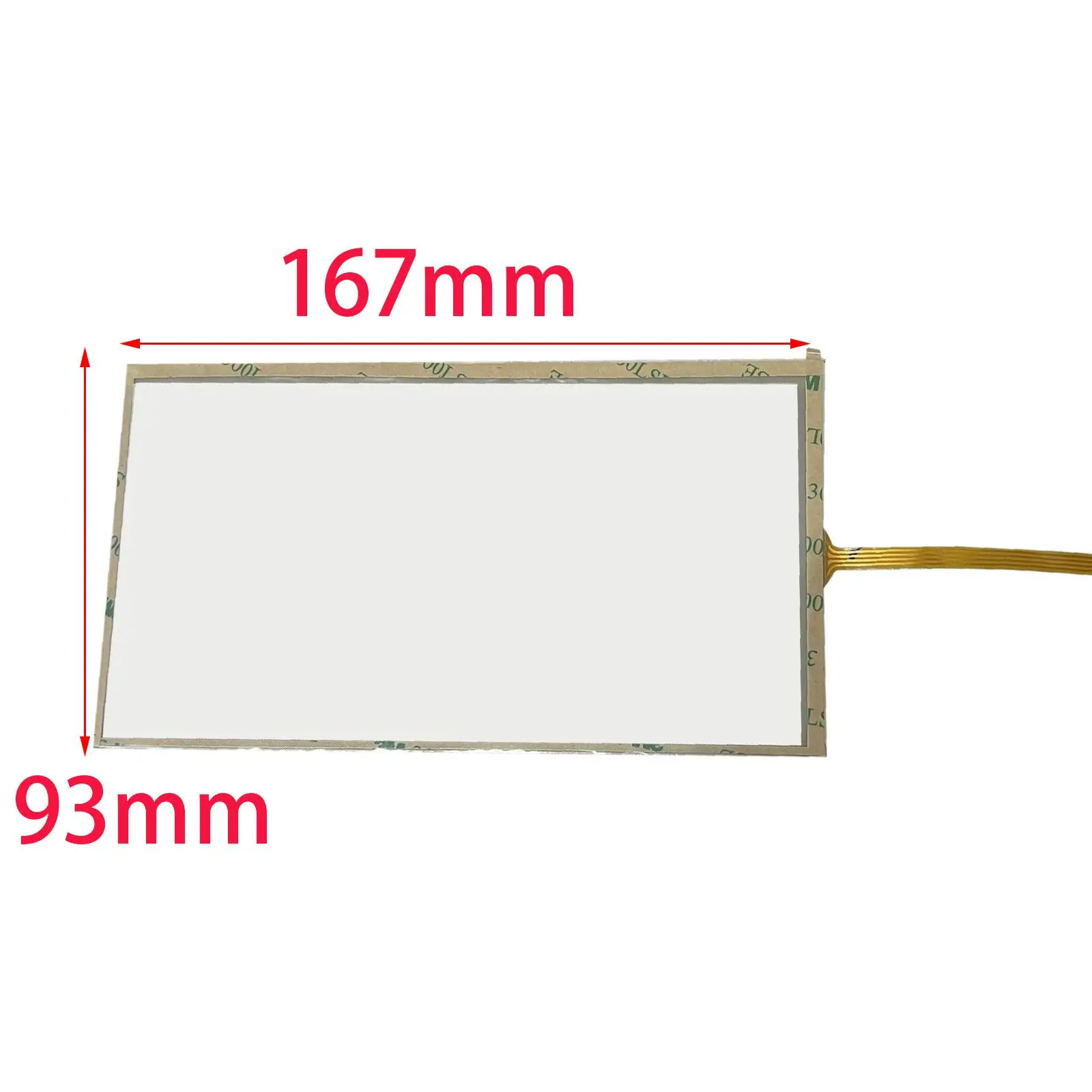 167x93mm Touch Screen LA070wv1TD05 Repair Parts Accessory 7 inch 4 Pin Touch Screen for Chevy Spark Sonic Mylink 2012-2016