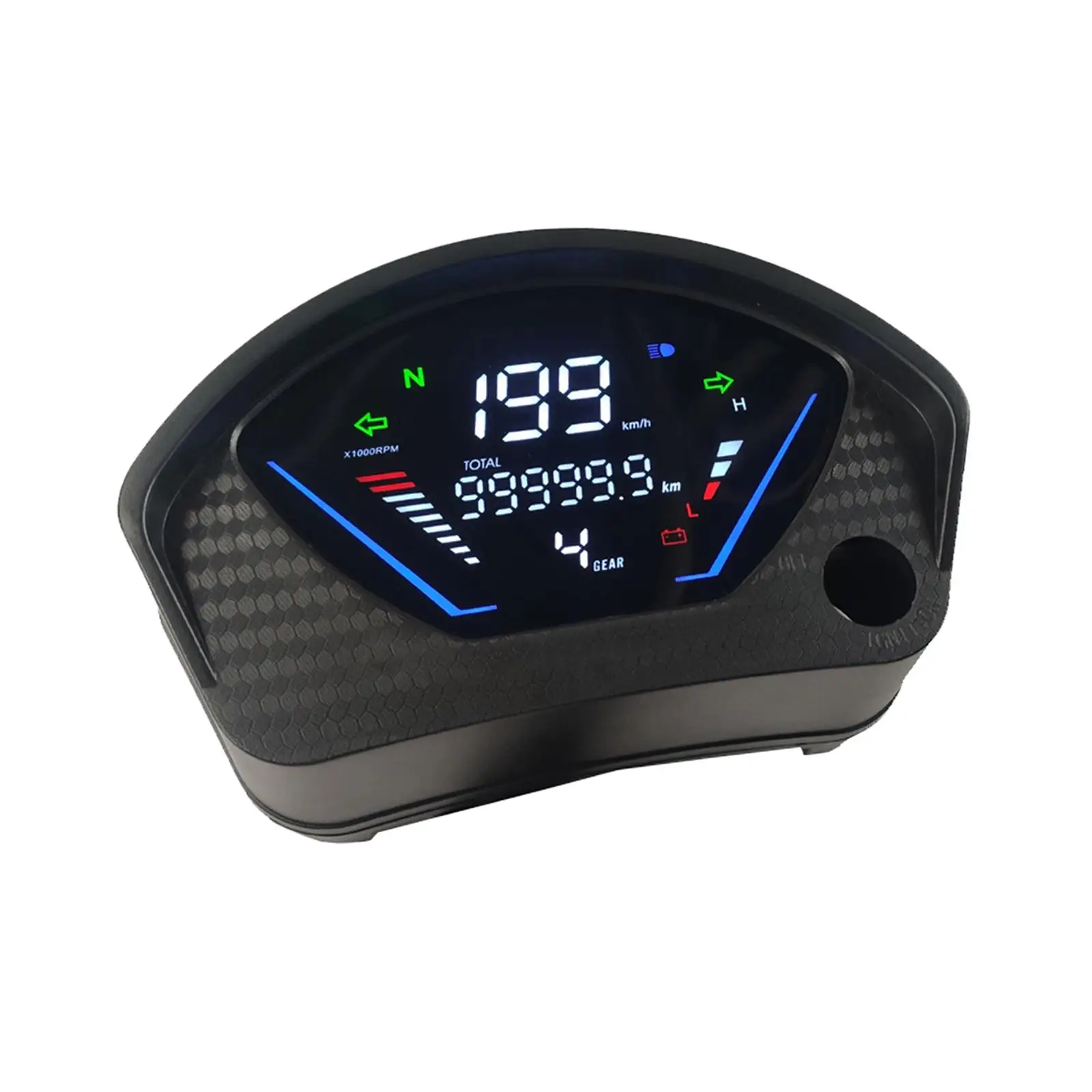 Motorcycle Digital Speedometer Gauge Versatile Dashboard for JL70 JH70 Accessory
