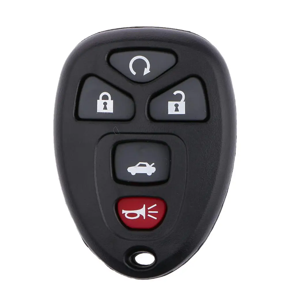 5 Buttons Key Shell Case For       Keyless Remote Control Starter Opener Car Accessories