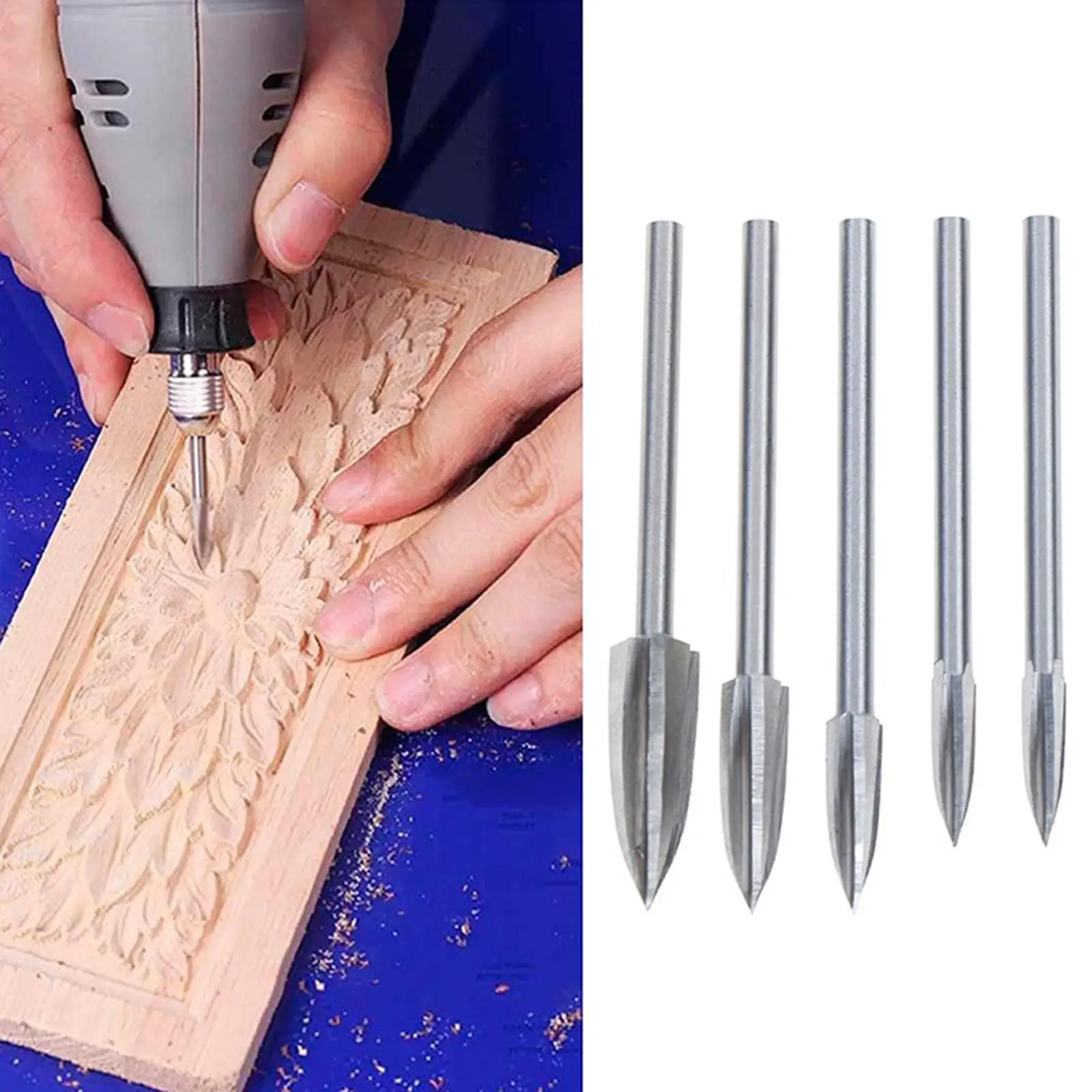 Professional Woodworking Turning Tool Woodturning HSS Blade Lathe Set for Carving
