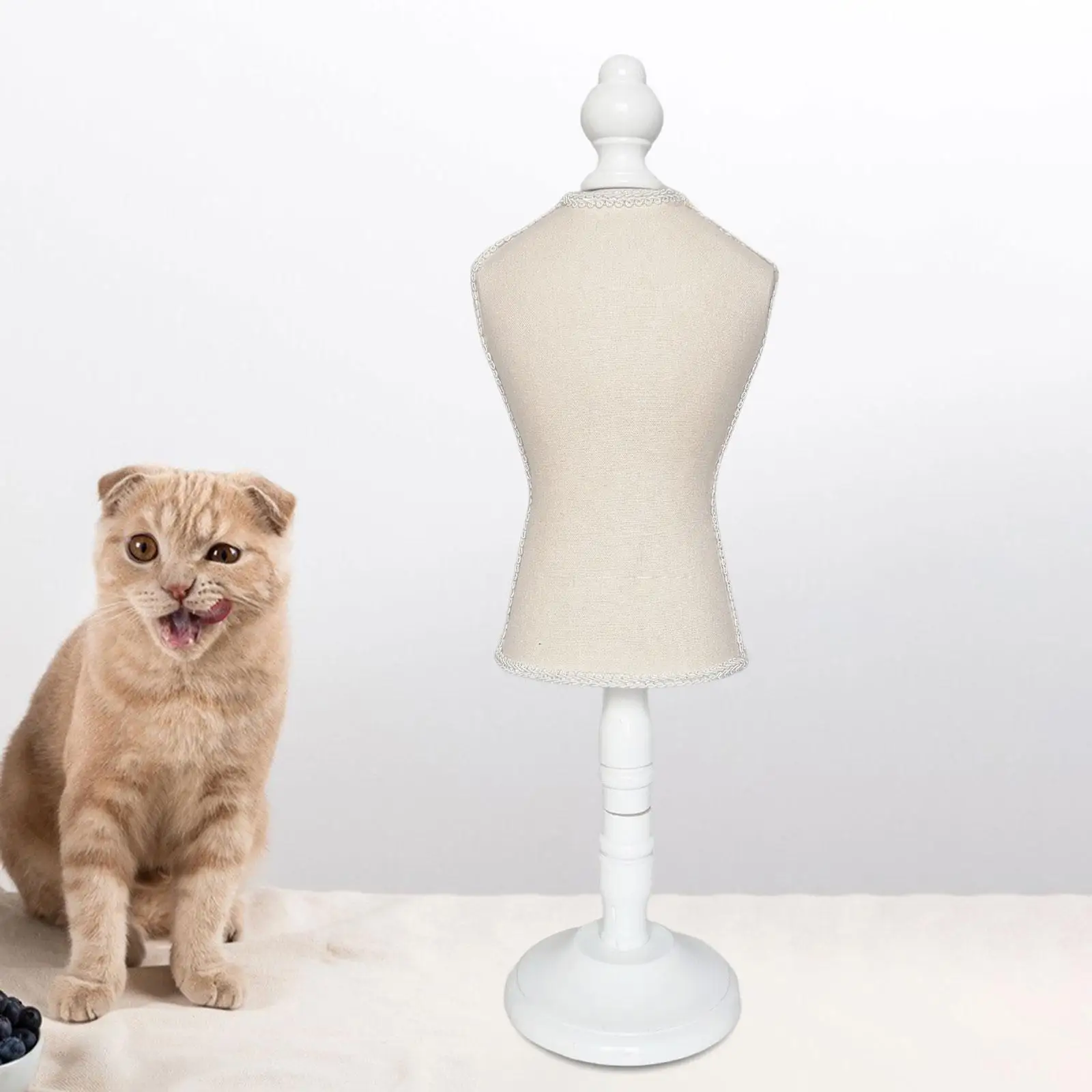 Dog Dress Form Mannequin Stand Pet Dress Display for Miniature Sewing Dress