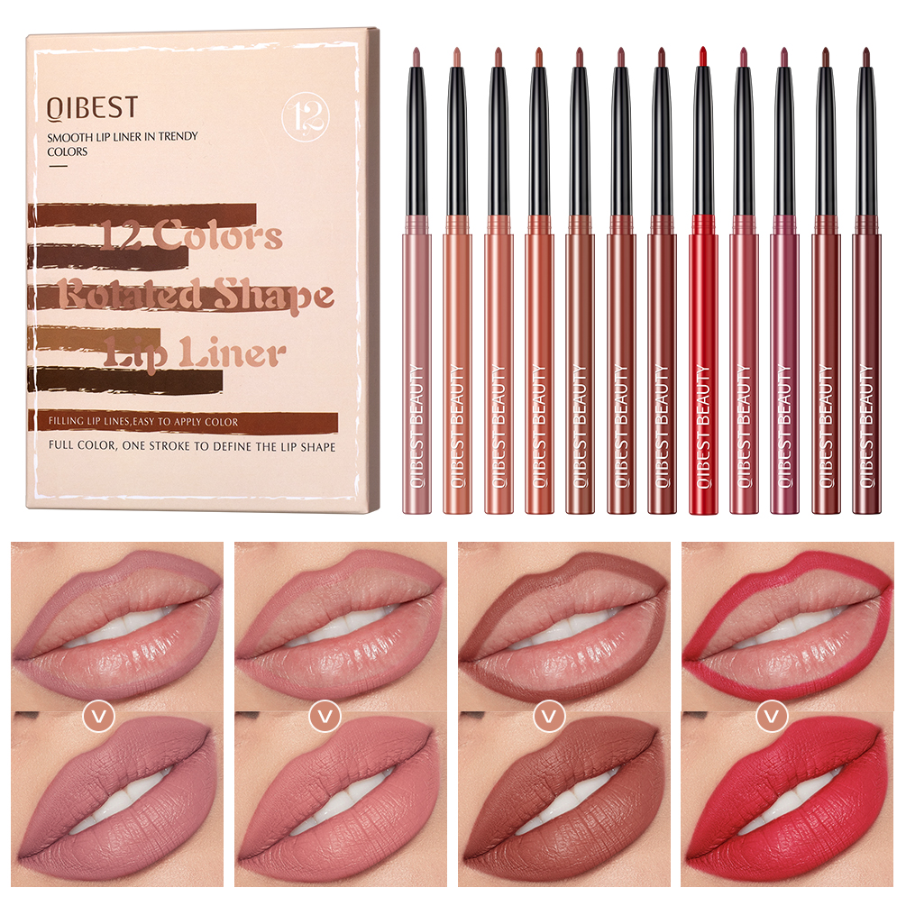 Best of 12pcs Lip Liner Pencil Set Matte Nude Contour Lipliner Pencil Lipstick Waterproof Long Lasting Lipstick Pen Lip Tint Cosmetics Reviews & Tips