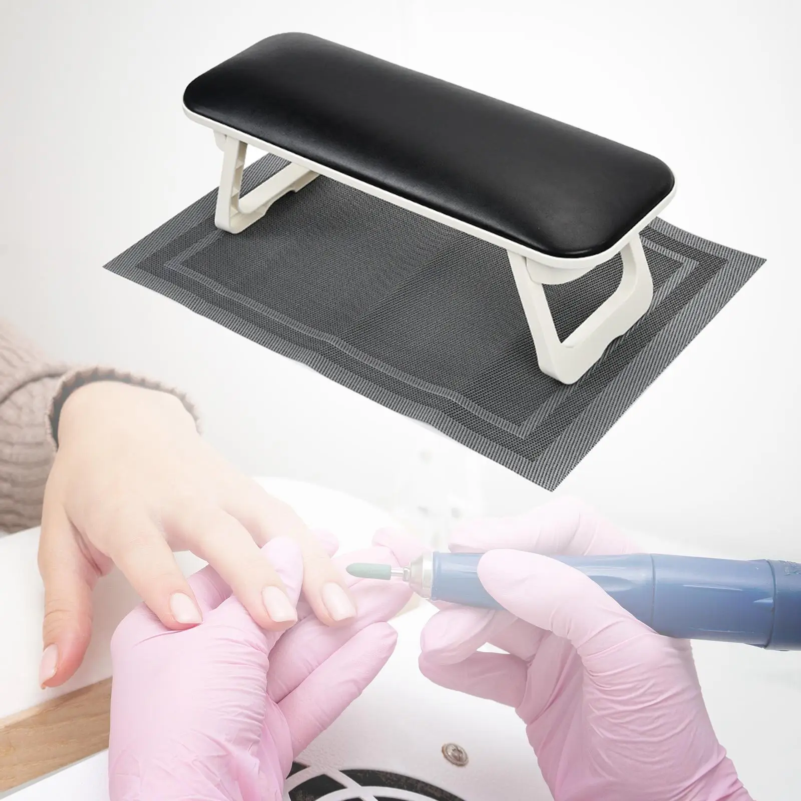 Nail Arm Rest Comfortable Support Table Desk Station for Nails Tech Salon Home Use Manicure Hand Cushion Nail Stand Hand Holder