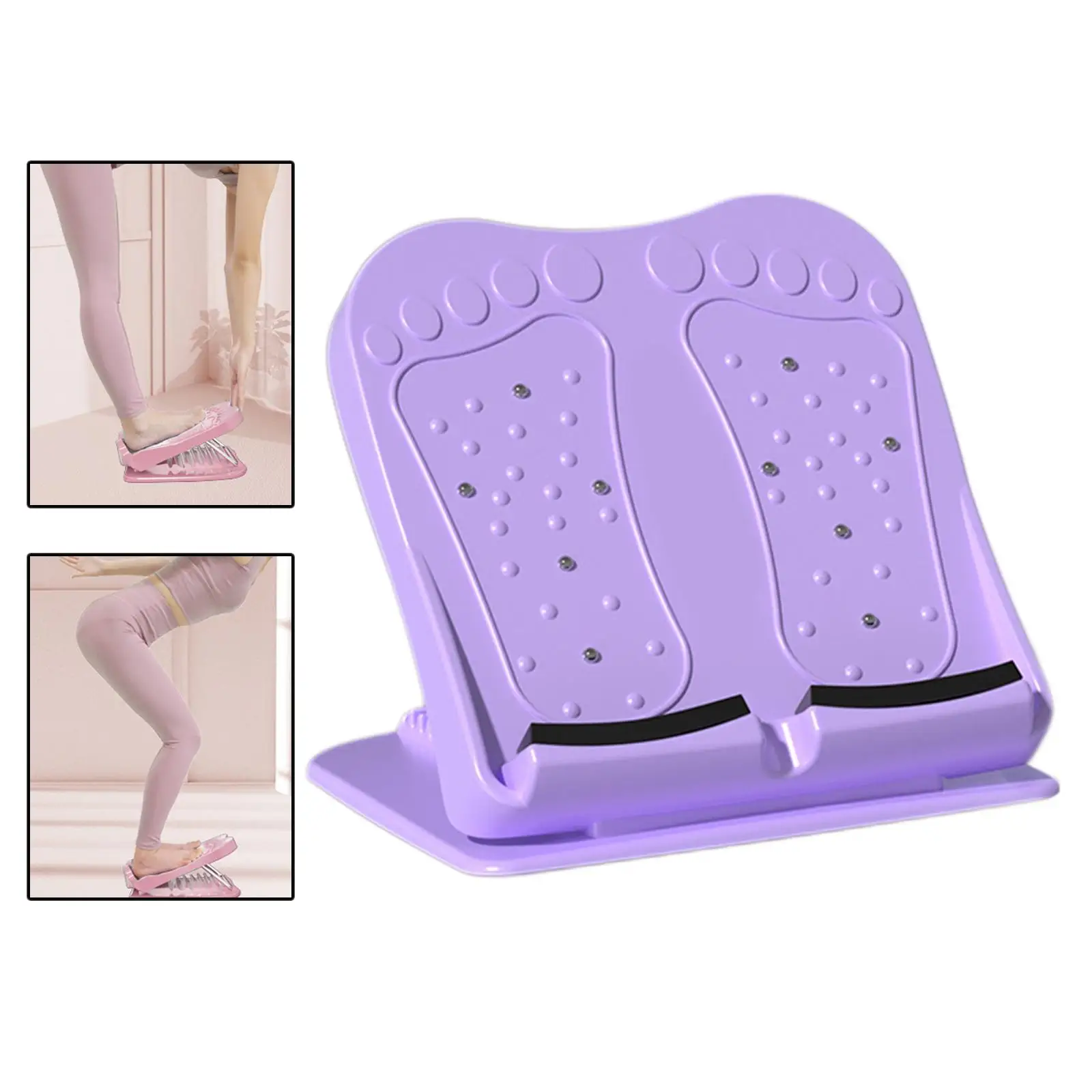 Slant Board Calf Stretcher Adjustable Calf Stretch Wedge Fitness Pedal for