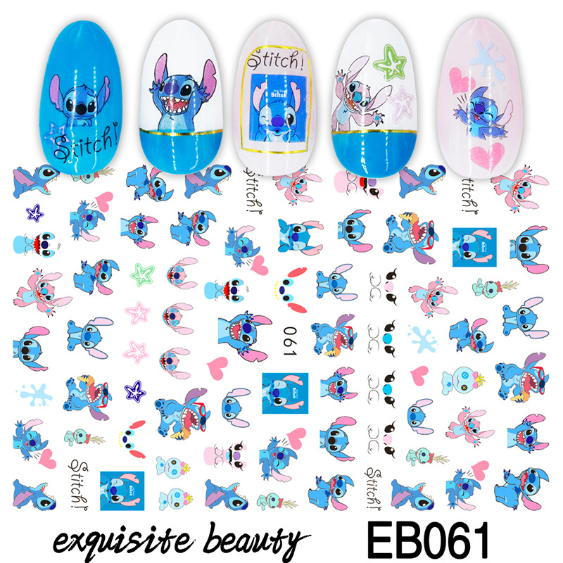 Best of 1PCS Nail Art Sticker Disney Mickey Minnie On The Run Princess Stitch Lacquer Strips For Nails The Lion King Sliders For Nails Reviews & Tips