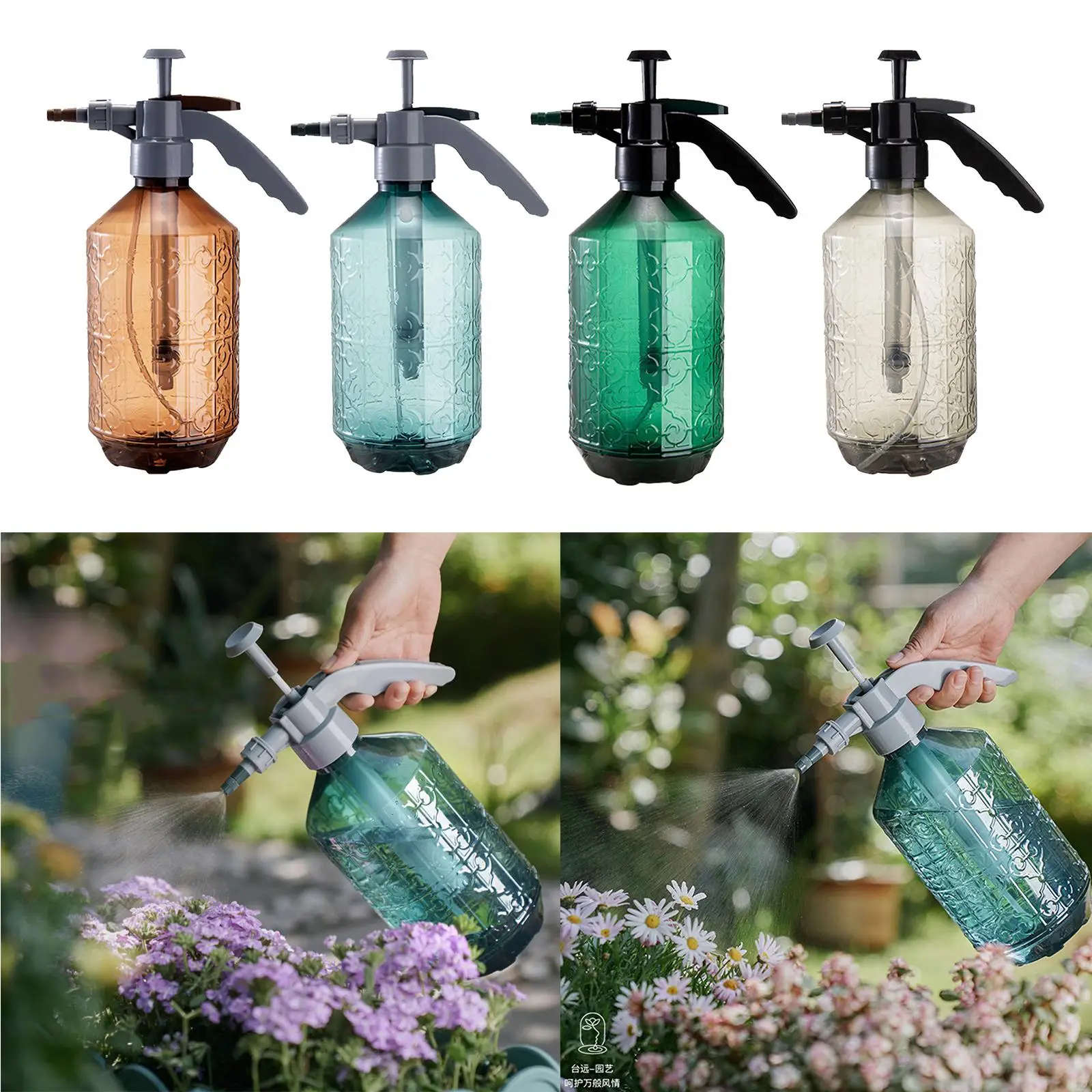 Handheld Watering Spray Bottle Air Pressure for Lawn Home Yard Outdoor