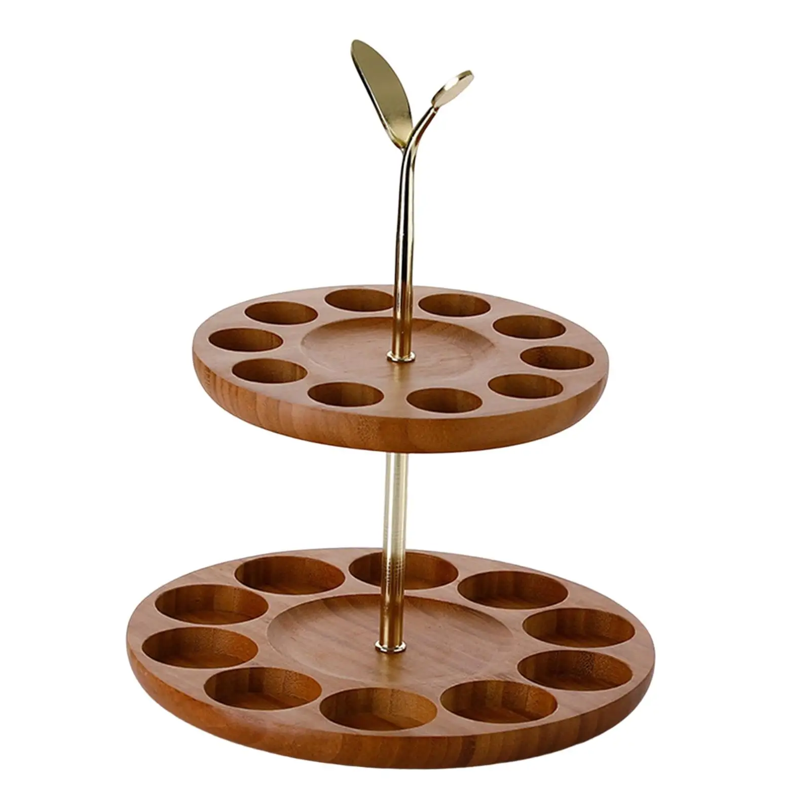 Drinking Cup Rack 2 Tiers Cup Drying and Serving Rack for Pantry Counter Bar