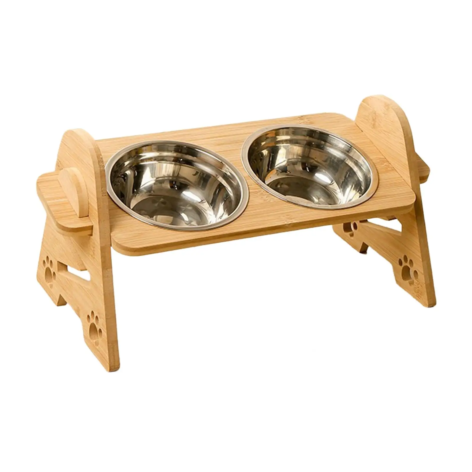 Elevated Dog Bowls Nonslip Water Drinking Bowl Pet Food and Water Bowl Combo
