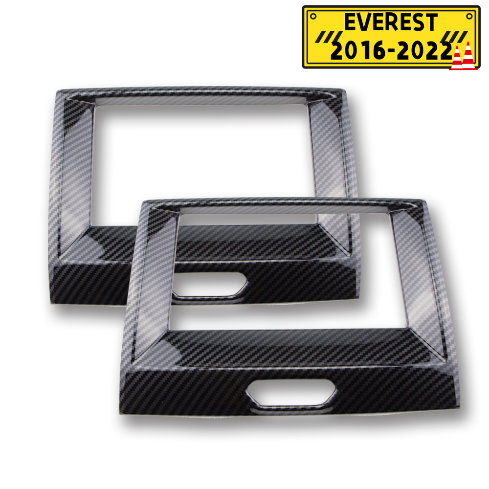 Carbon Fiber Car Center Navigation Panel Rahmen Abdeckung für Ford Ranger Everest Endeavor 2015-2020 Dekoration Zubehör – Detail 2