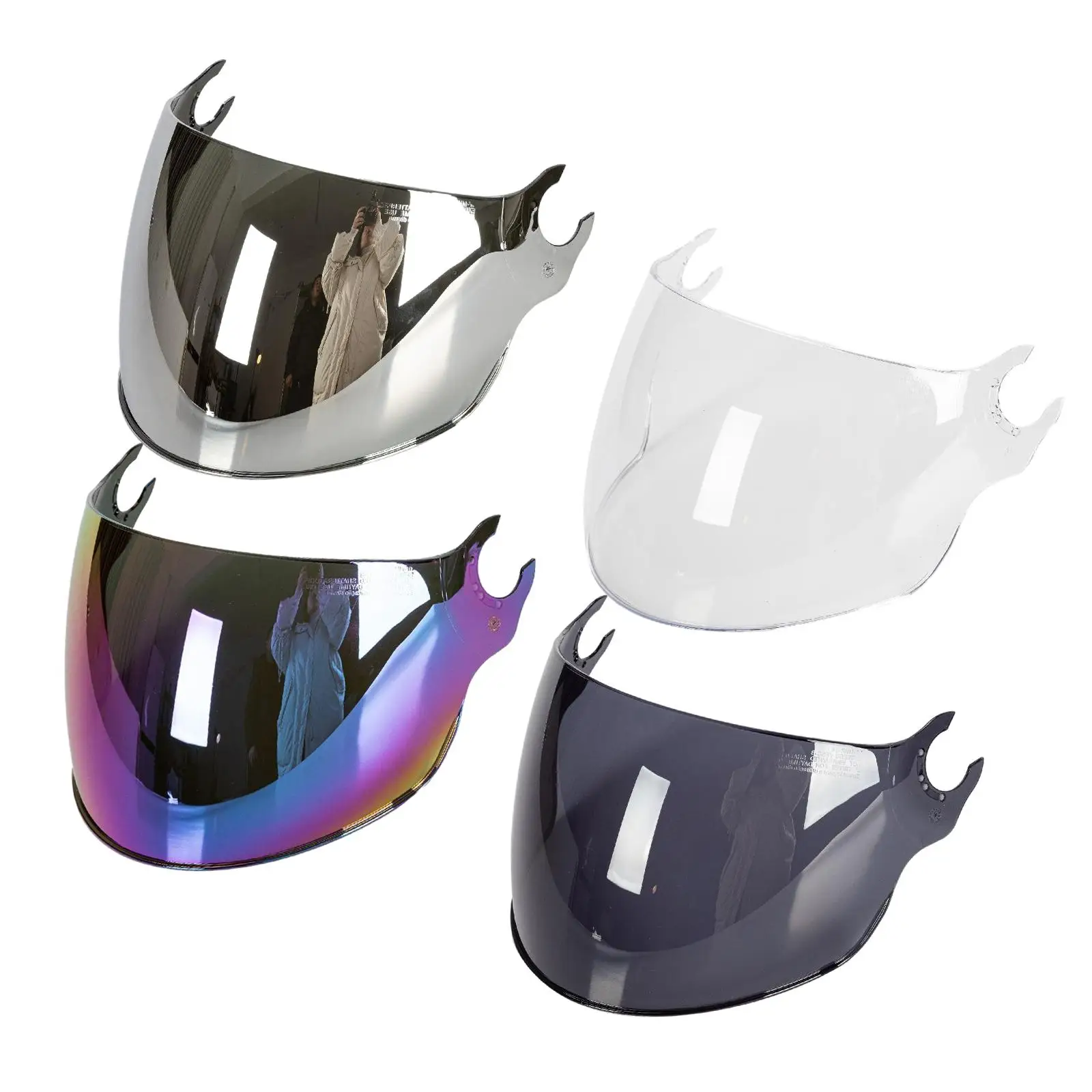 Helmet Visor Lens Anti-Scratch Flip up Windscreen Lens Face Shield for LS2 of562